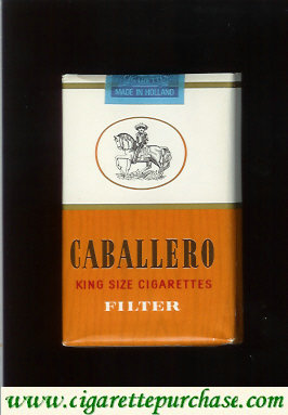 Caballero king size cigarettes filter with small cowboy
